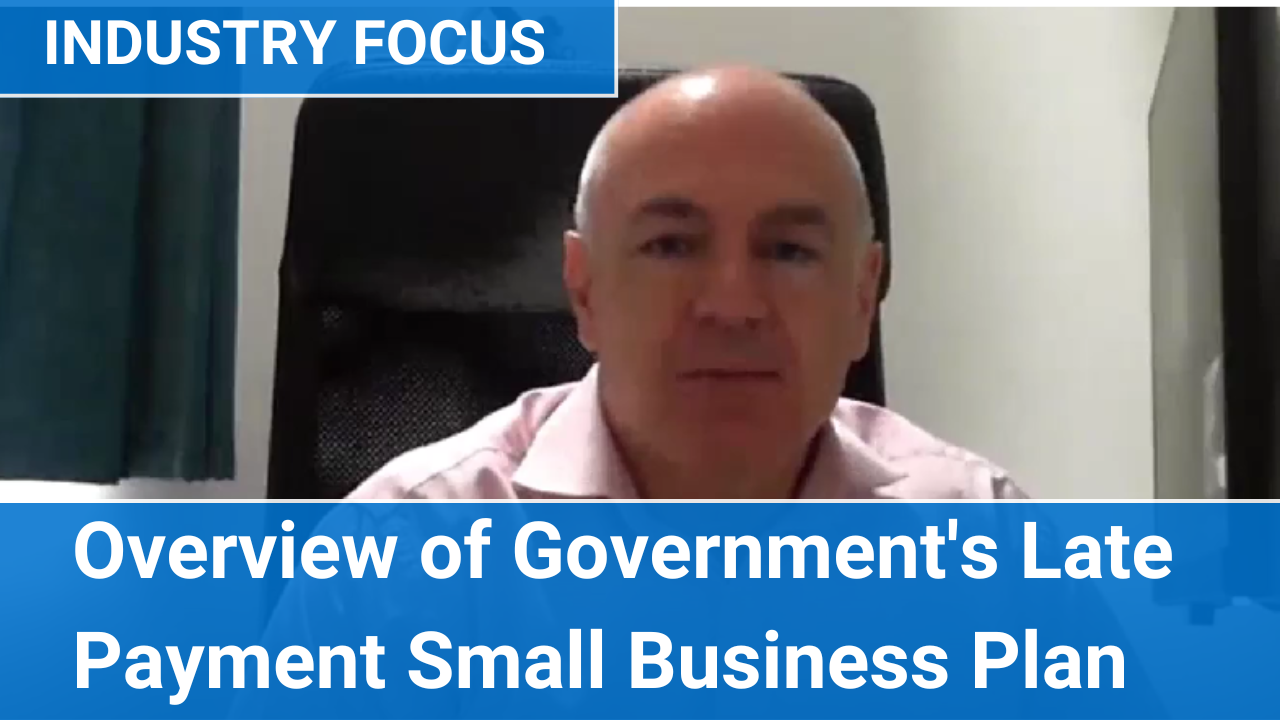 Overview of Government's Late Payment Small Business Plan